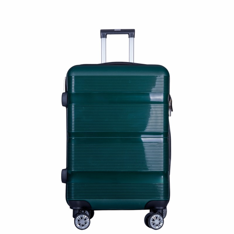 Troler voiaj Mic, Naimeed D6027, 4 roti duble 360 grade, PP, inchidere cifru, Verde, 35x21x47cm Troler voiaj Mic, Naimeed D6027, 4 roti duble 360 grade, PP, inchidere cifru, Verde, 35x21x47cm