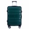 Troler voiaj Mare, Naimeed D6028, 4 roti duble 360 grade, PP, inchidere cifru, Verde, 49x26x70cm