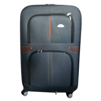 Troler voiaj, Mic, Naimeed D7181, 4 roti duble 360 grade, material textil, inchidere cifru, Gri, 36x22x55cm Troler voiaj, Mic, Naimeed D7181, 4 roti duble 360 grade, material textil, inchidere cifru, Gri, 36x22x55cm