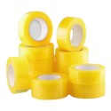 Banda adeziva, de tip scotch, 6 buc/set, Naimeed D6455, 200mx4.5cmx52μm, Galben transparent