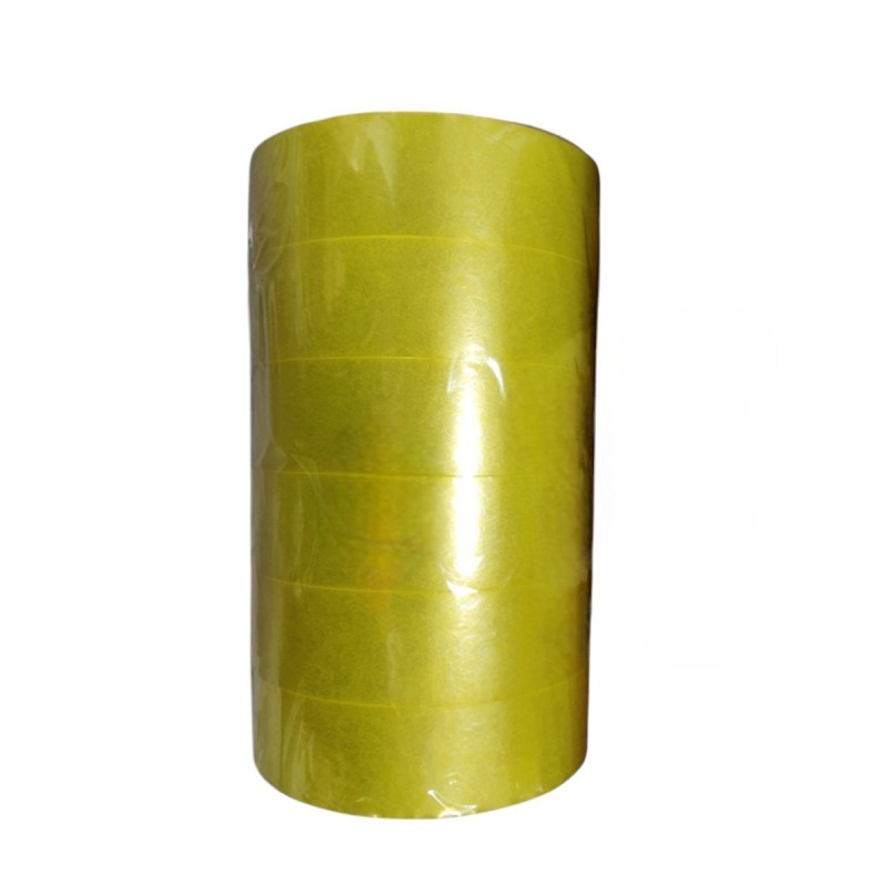 Banda adeziva, de tip scotch, 6 buc/set, Naimeed D6457, 360mx4.5cmx52μm, Galben transparent