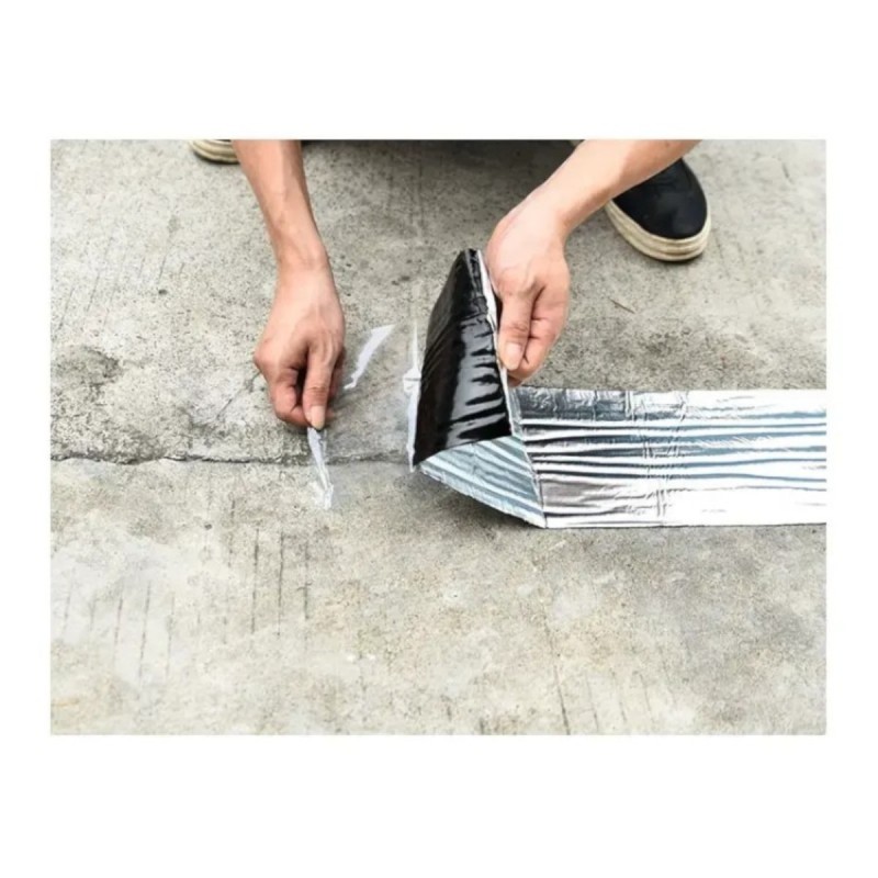 Banda adeziva de aluminiu, impermeabila, izolatoare, Naimeed D6460, 5mx5cmx1mm